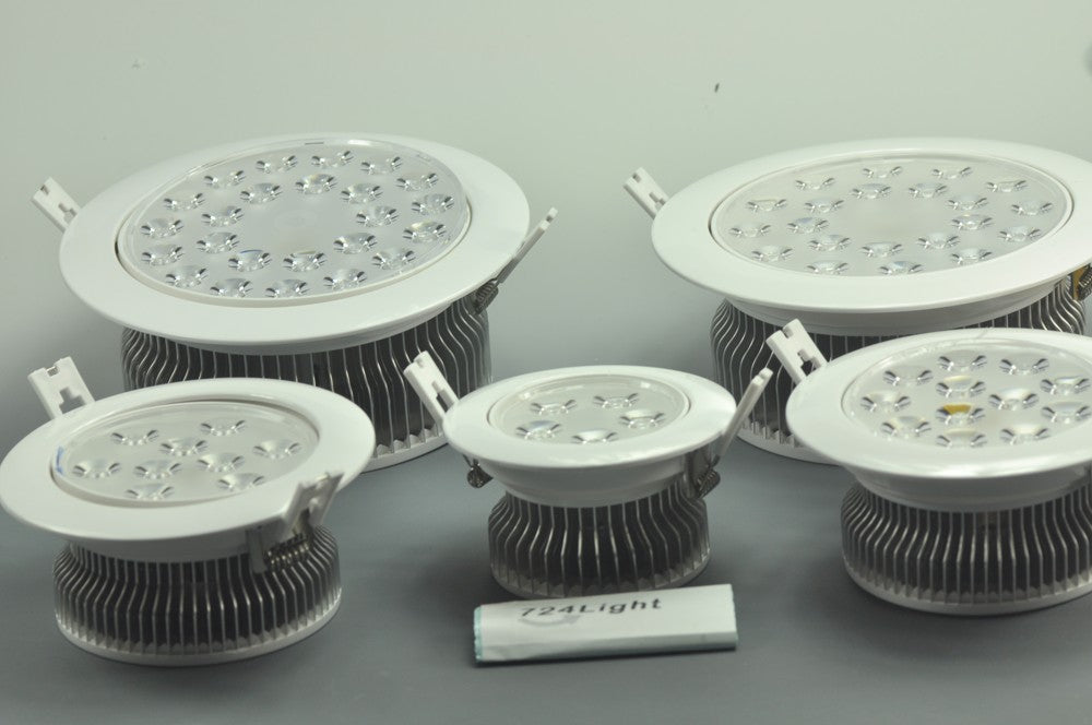 12W LD-CL-CPS-01-12W LED Down Light Cut-out 110mm Diameter 5.4" White Recessed Dimmable/Non-Dimmable LED Down Light