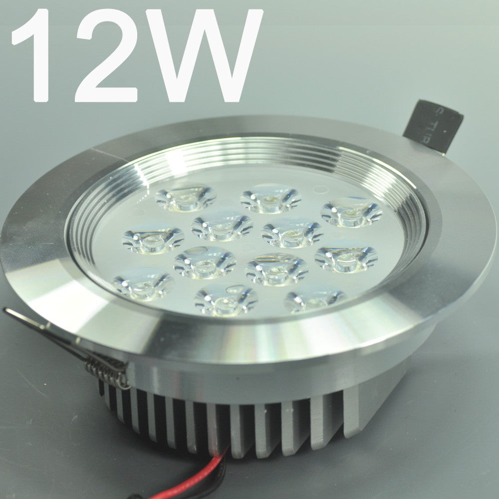 12W CL-HQ-01-12W  LED Spotlight Cut-out 113mm Diameter 5.5" Silver Recessed LED Dimmable/Non-Dimmable LED Ceiling light