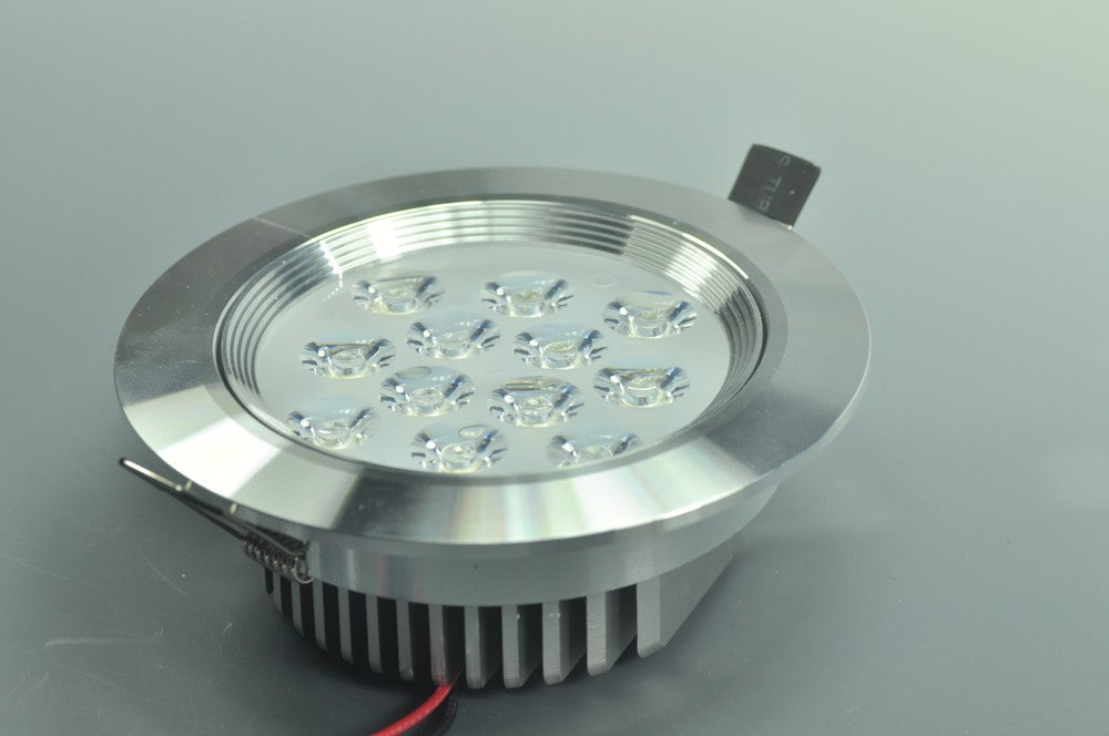 12W CL-HQ-01-12W  LED Spotlight Cut-out 113mm Diameter 5.5" Silver Recessed LED Dimmable/Non-Dimmable LED Ceiling light