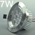 7W CL-HQ-01-7W LED Ceiling light Cut-out 91mm Diameter 4.3" Silver Recessed  Dimmable/Non-Dimmable LED Downlight