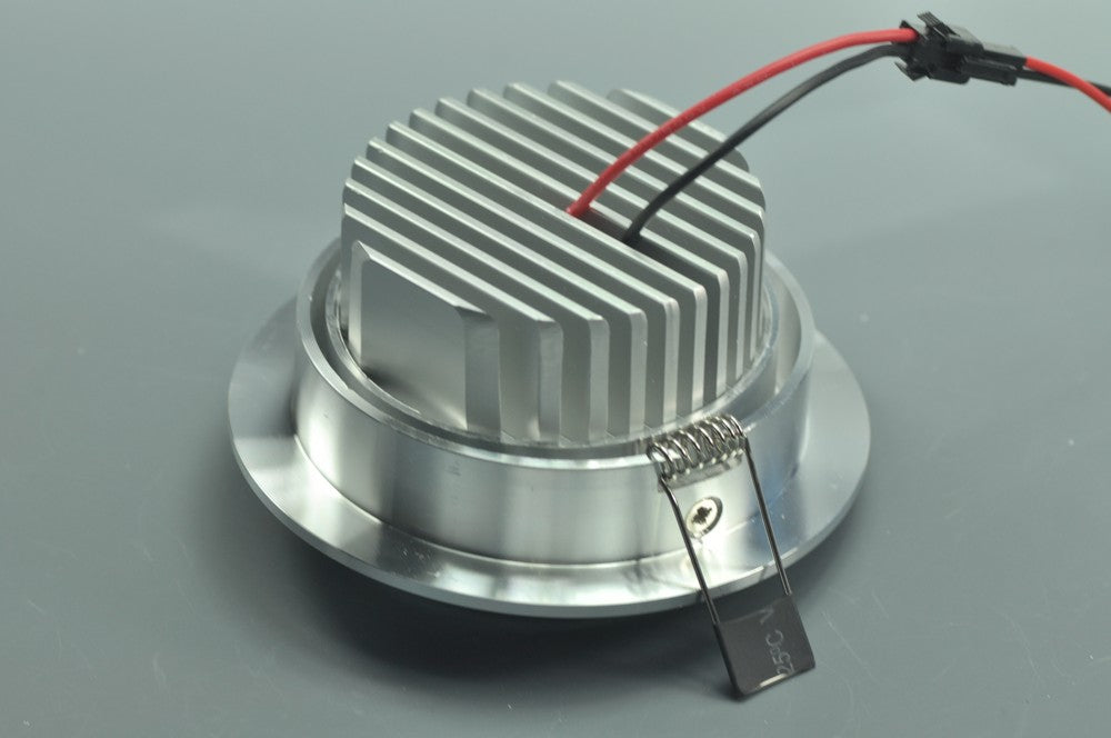 7W CL-HQ-01-7W LED Ceiling light Cut-out 91mm Diameter 4.3" Silver Recessed  Dimmable/Non-Dimmable LED Downlight