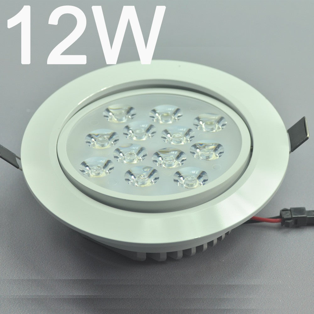 12W CL-HQ-02-12W  LED Spotlight Cut-out 112mm Diameter 5.5" White Recessed LED Dimmable/Non-Dimmable LED Ceiling light