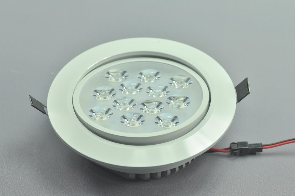 12W CL-HQ-02-12W  LED Spotlight Cut-out 112mm Diameter 5.5" White Recessed LED Dimmable/Non-Dimmable LED Ceiling light