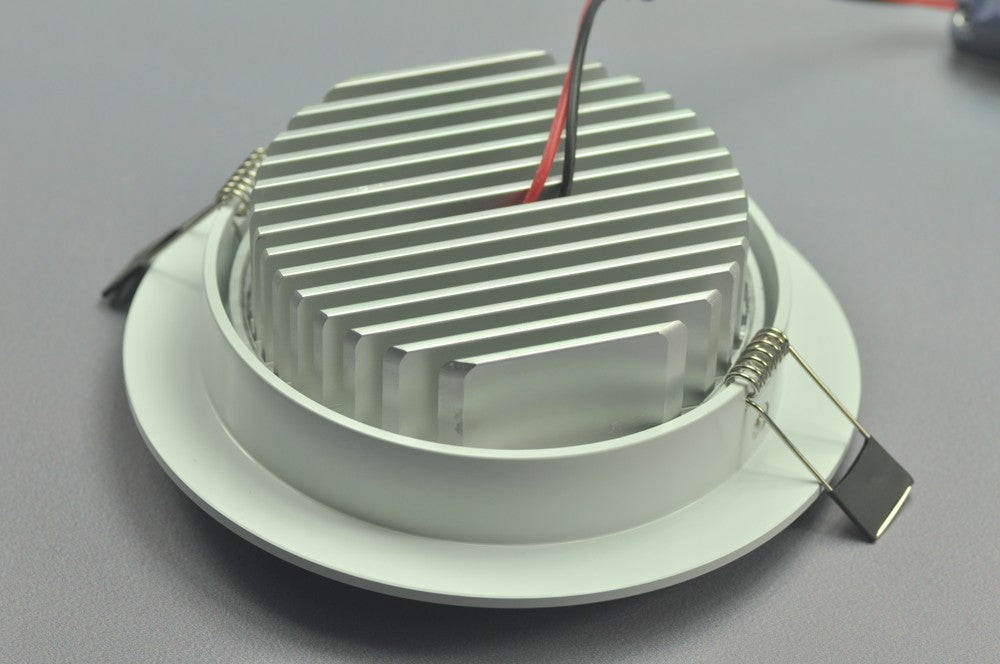 12W CL-HQ-02-12W  LED Spotlight Cut-out 112mm Diameter 5.5" White Recessed LED Dimmable/Non-Dimmable LED Ceiling light