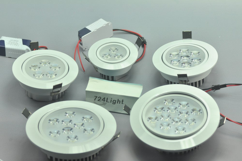12W CL-HQ-02-12W  LED Spotlight Cut-out 112mm Diameter 5.5" White Recessed LED Dimmable/Non-Dimmable LED Ceiling light