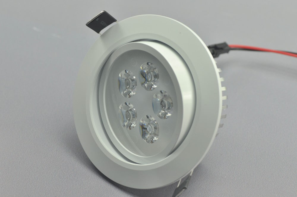 5W CL-HQ-02-5W LED Downlight Cut-out 90mm Diameter 4.3" White Recessed Dimmable/Non-Dimmable Ceiling light