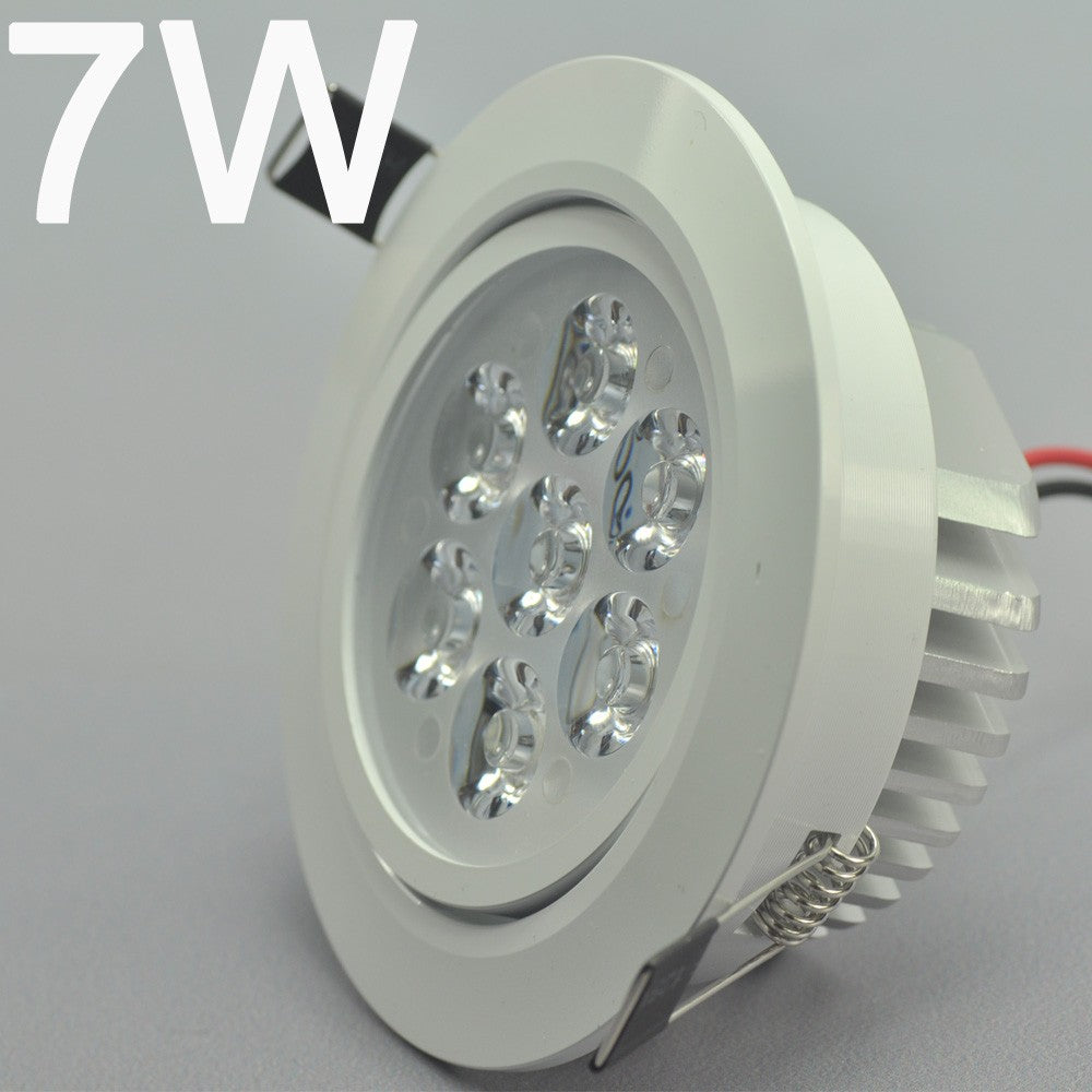 7W CL-HQ-02-7W LED Ceiling light Cut-out 90mm Diameter 4.3" White Recessed  Dimmable/Non-Dimmable LED Downlight