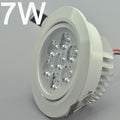 7W CL-HQ-02-7W LED Ceiling light Cut-out 90mm Diameter 4.3" White Recessed  Dimmable/Non-Dimmable LED Downlight