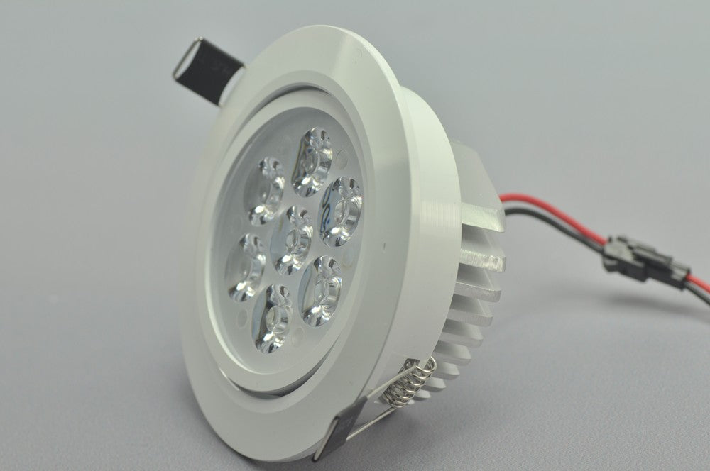 7W CL-HQ-02-7W LED Ceiling light Cut-out 90mm Diameter 4.3" White Recessed  Dimmable/Non-Dimmable LED Downlight