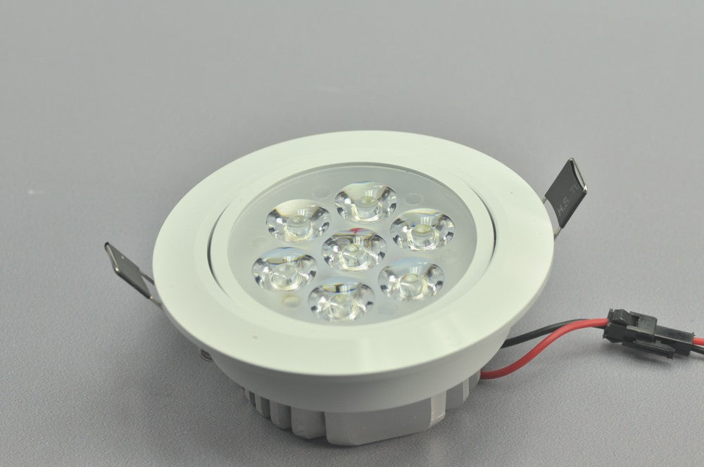 7W CL-HQ-02-7W LED Ceiling light Cut-out 90mm Diameter 4.3" White Recessed  Dimmable/Non-Dimmable LED Downlight