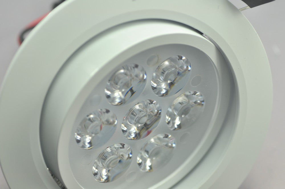 7W CL-HQ-02-7W LED Ceiling light Cut-out 90mm Diameter 4.3" White Recessed  Dimmable/Non-Dimmable LED Downlight