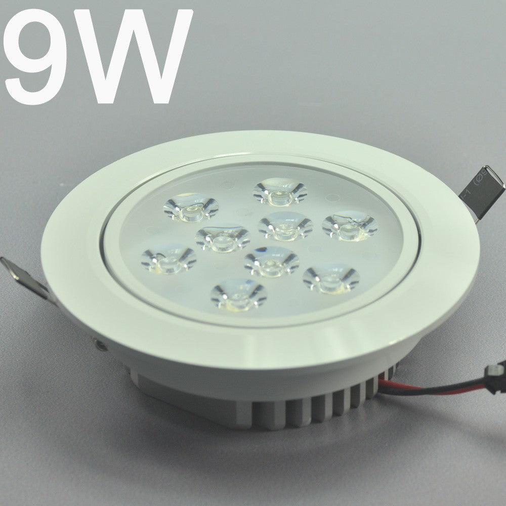 9W CL-HQ-02-9W  Recessed Ceiling light Cut-out 113mm Diameter 5.5" White Recessed Dimmable/Non-Dimmable LED Downlight