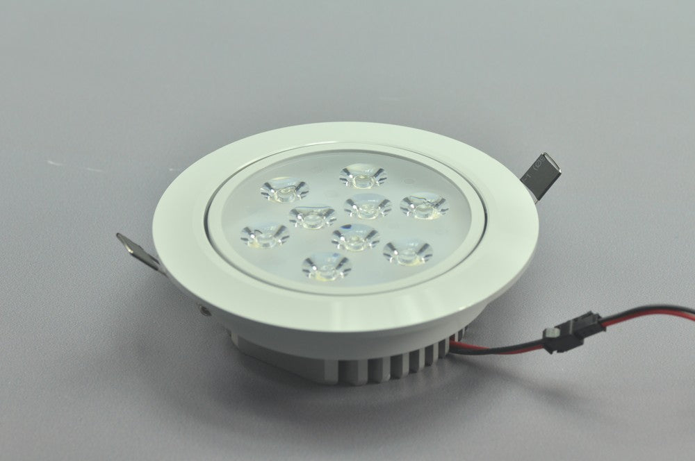 9W CL-HQ-02-9W  Recessed Ceiling light Cut-out 113mm Diameter 5.5" White Recessed Dimmable/Non-Dimmable LED Downlight