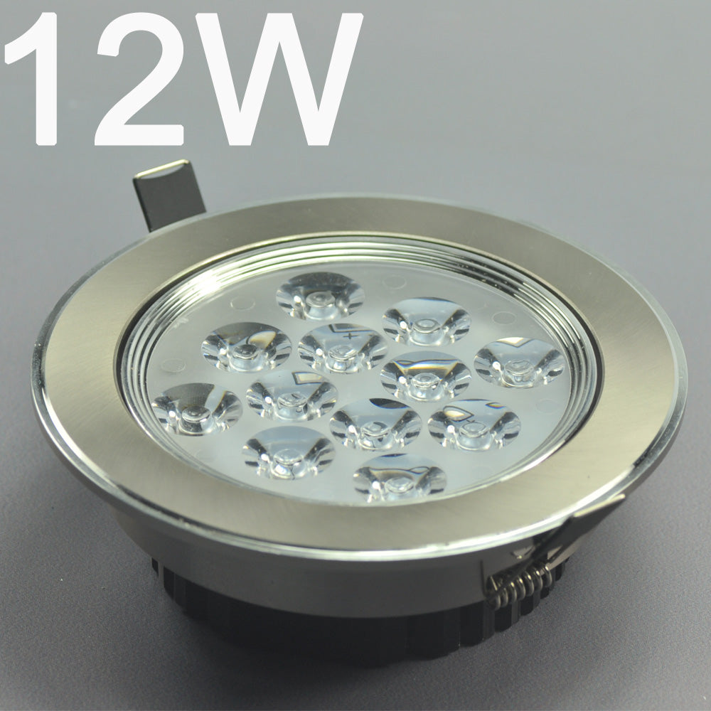 12W CL-HQ-04-12W  LED Spotlight Cut-out 114mm Diameter 5.4" Gray Recessed LED Dimmable/Non-Dimmable LED Ceiling light