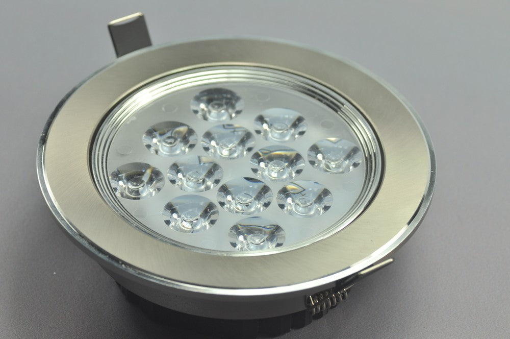 12W CL-HQ-04-12W  LED Spotlight Cut-out 114mm Diameter 5.4" Gray Recessed LED Dimmable/Non-Dimmable LED Ceiling light