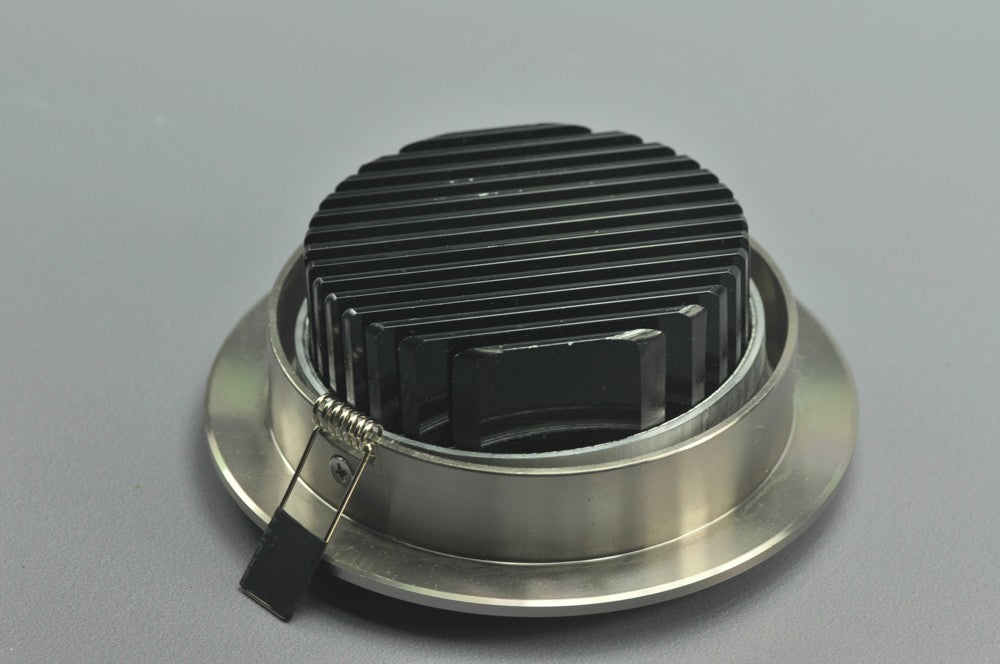 12W CL-HQ-04-12W  LED Spotlight Cut-out 114mm Diameter 5.4" Gray Recessed LED Dimmable/Non-Dimmable LED Ceiling light