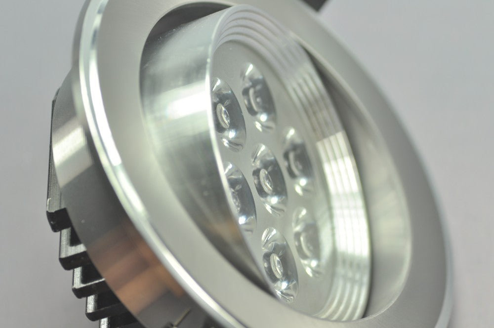 7W CL-HQ-04-7W LED Ceiling light Cut-out 91mm Diameter 4.3" Gray Recessed  Dimmable/Non-Dimmable LED Downlight