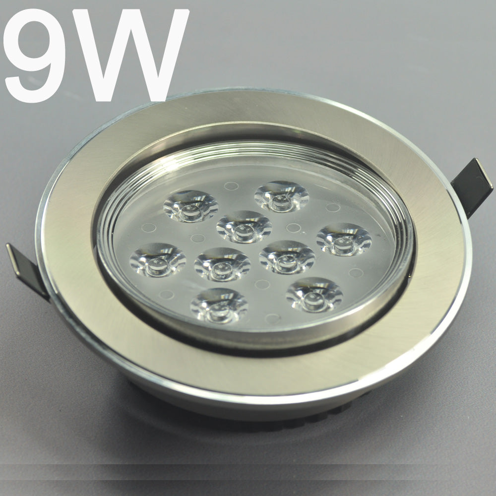 9W CL-HQ-04-9W  Recessed Ceiling light Cut-out 114mm Diameter 5.4" Gray Recessed Dimmable/Non-Dimmable LED Downlight