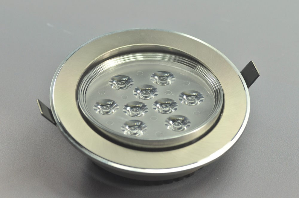 9W CL-HQ-04-9W  Recessed Ceiling light Cut-out 114mm Diameter 5.4" Gray Recessed Dimmable/Non-Dimmable LED Downlight