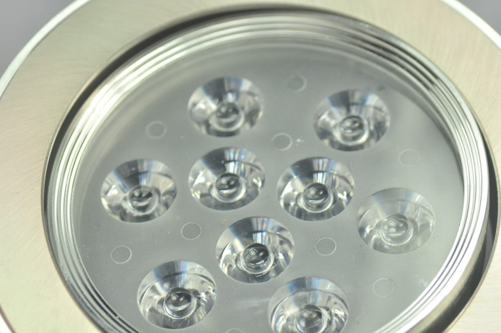 9W CL-HQ-04-9W  Recessed Ceiling light Cut-out 114mm Diameter 5.4" Gray Recessed Dimmable/Non-Dimmable LED Downlight