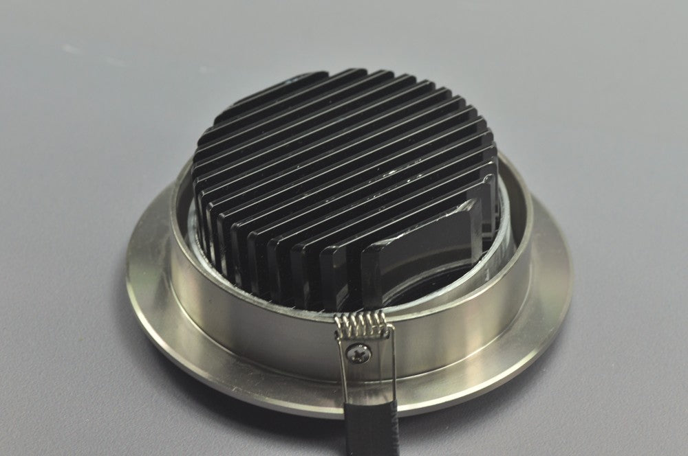 9W CL-HQ-04-9W  Recessed Ceiling light Cut-out 114mm Diameter 5.4" Gray Recessed Dimmable/Non-Dimmable LED Downlight