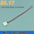 Wholesale Single Color Strip Light Connecter with Double Easy Clip Single optional Easy Connecter For 5050 3528 5630 10mm  8mm optional led strip light