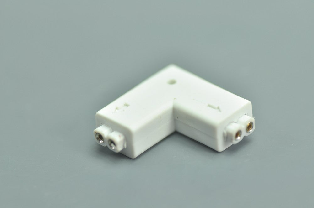 LED Single Color 2pin "L" "T" ''+"  Type Connector For LED Single Color Strip connector to 90 180 360 degrees Both for 5050 3528 Single Color Strip