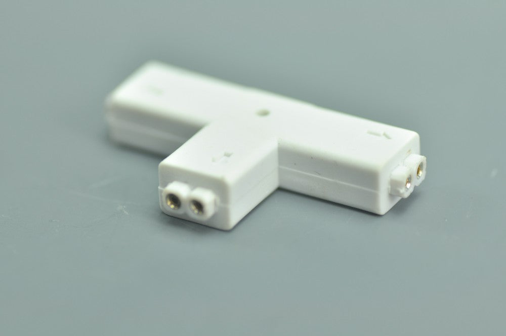 LED Single Color 2pin "L" "T" ''+"  Type Connector For LED Single Color Strip connector to 90 180 360 degrees Both for 5050 3528 Single Color Strip