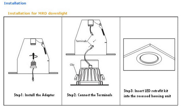 24W LD-DL-HK-06-24W LED Down Light Dimmable 24W(180W Equivalent)  Recessed LED Retrofit Downlight