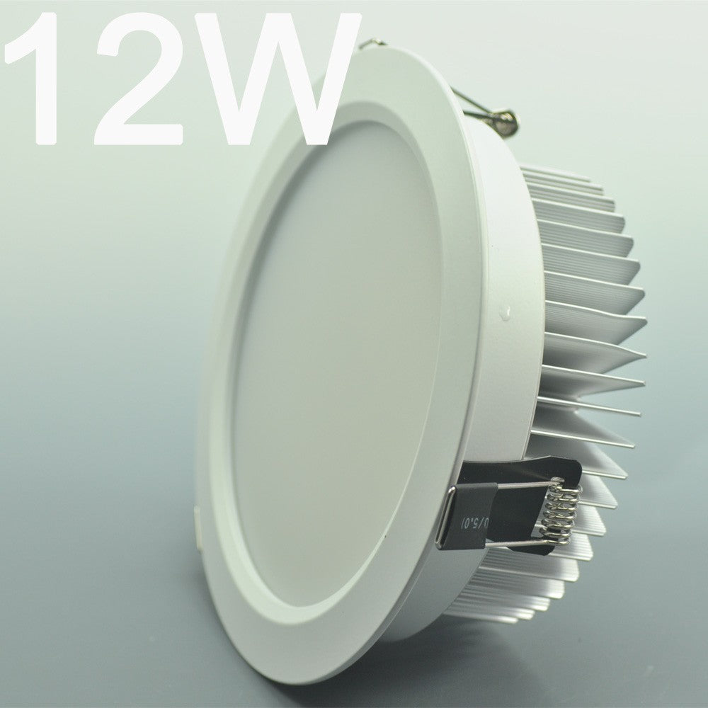 12W DL-HQ-101-12W  LED Spotlight Cut-out 128.5mm Diameter 6.2" White Recessed LED Dimmable/Non-Dimmable LED Ceiling light