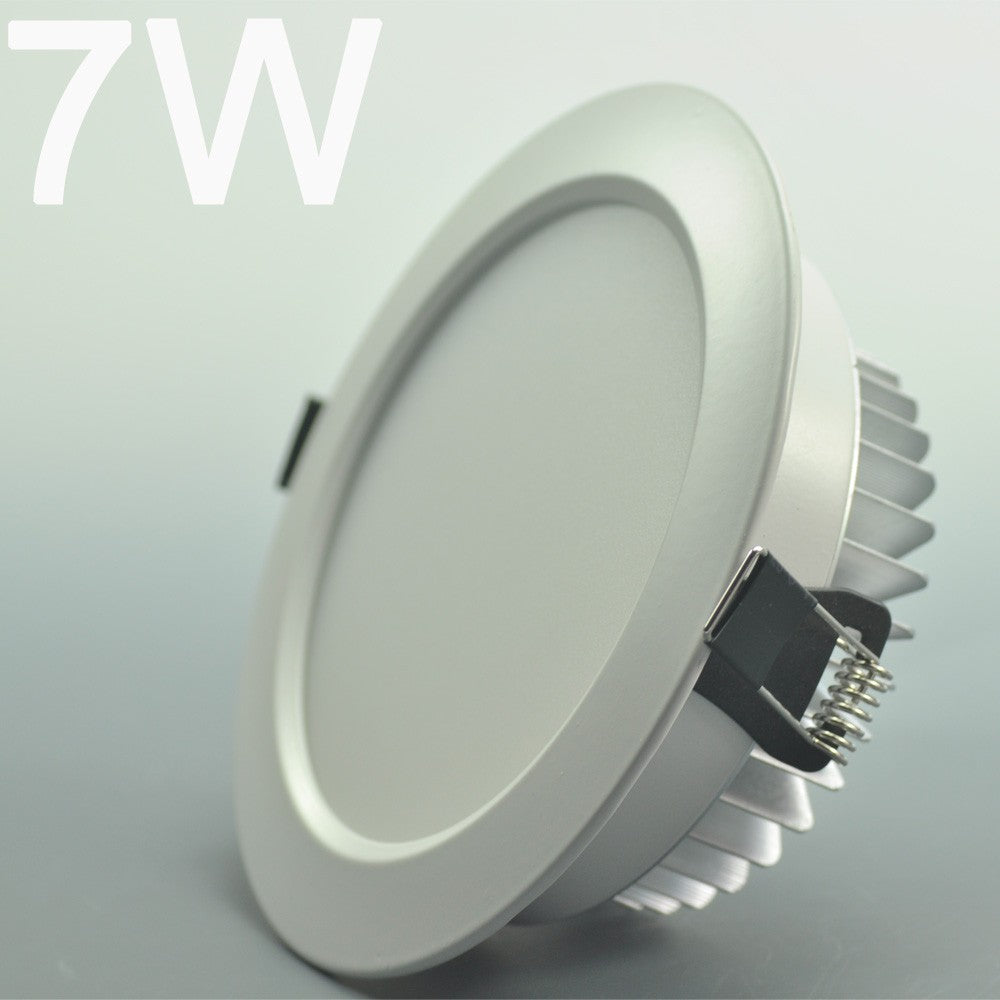 7W DL-HQ-101-7W LED Ceiling light Cut-out 115mm Diameter 5.5" White Recessed  Dimmable/Non-Dimmable LED Downlight