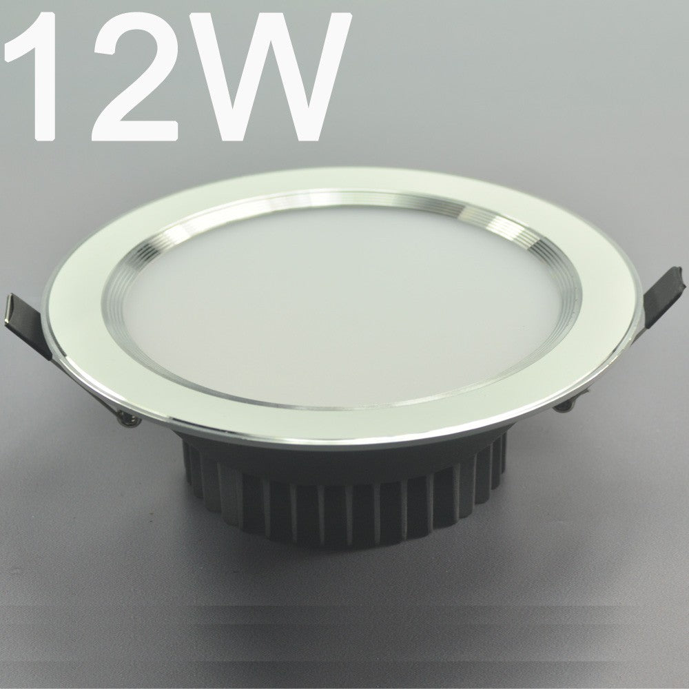 12W DL-HQ-102-12W  LED Spotlight Cut-out 140mm Diameter 6.9" White Recessed LED Dimmable/Non-Dimmable LED Ceiling light