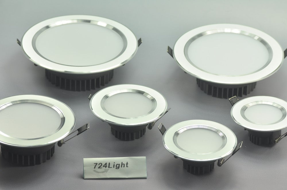 12W DL-HQ-102-12W  LED Spotlight Cut-out 140mm Diameter 6.9" White Recessed LED Dimmable/Non-Dimmable LED Ceiling light