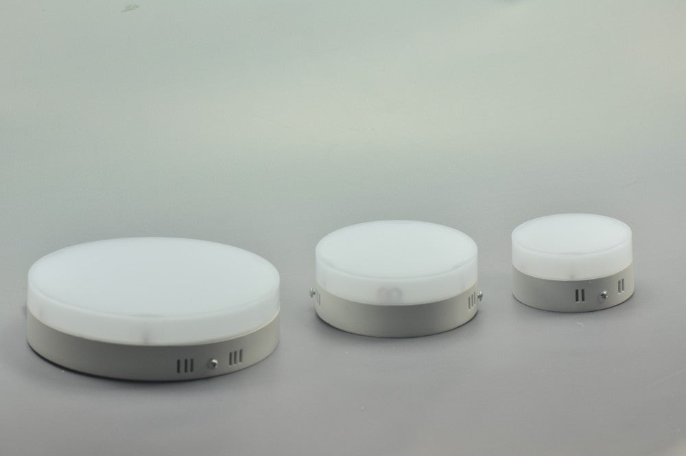 12W DL-HQ-202-12W Panel LED light Round Diameter 121mm Height 45.5mm PVC Acrylic Cover Cabinet LED LED Downlight