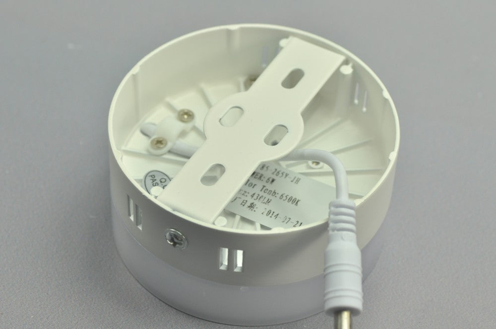 6W DL-HQ-202-6W LED Panel light Round Diameter 90.5mm Height 46mm PVC Acrylic Cover Cabinet LED Down Lights