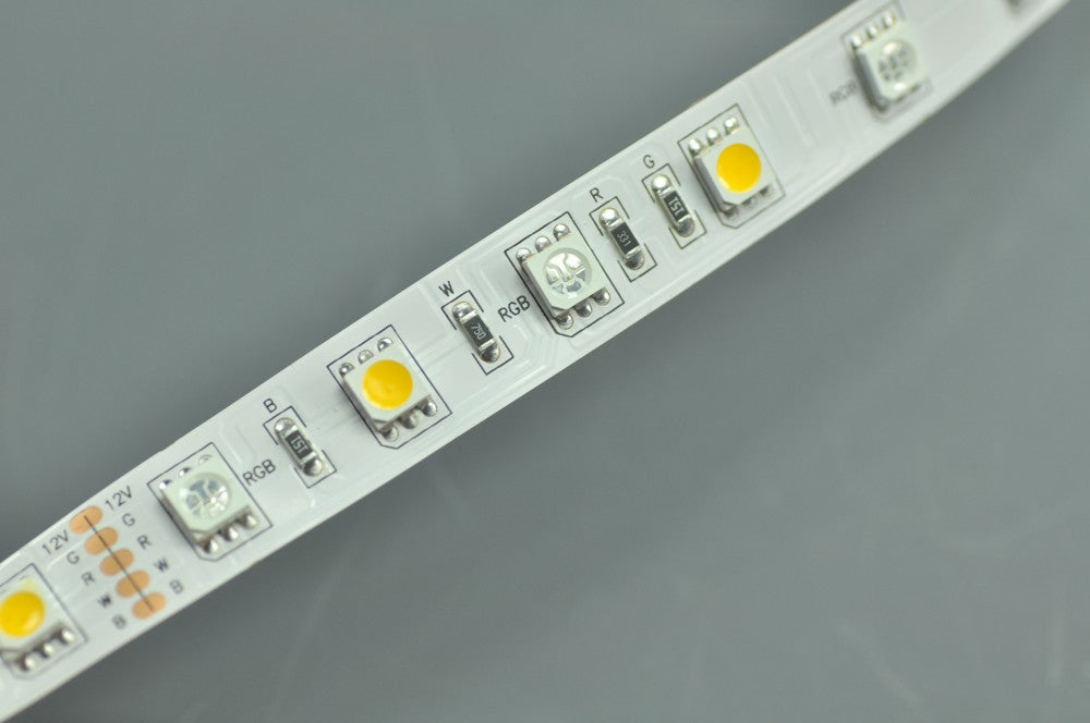 RGB White LED Strip light 5050SMD Color change with white color  5meter(16.4ft) 300LEDs