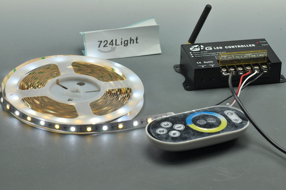 RGB White LED Strip light 5050SMD Color change with white color  5meter(16.4ft) 300LEDs