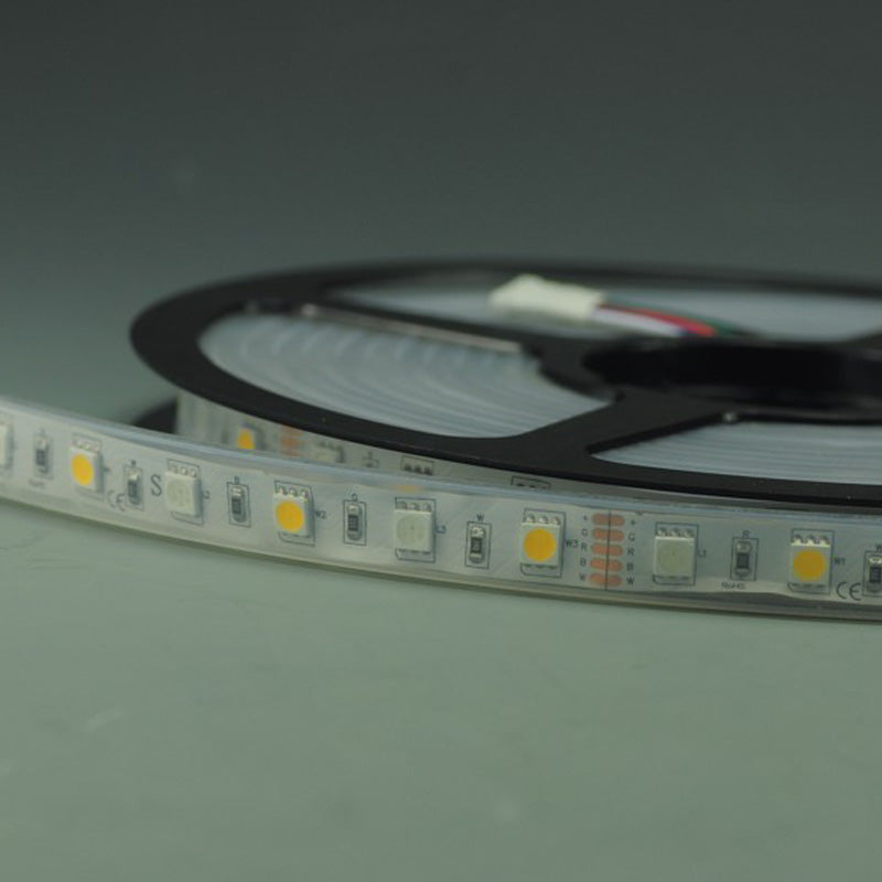 RGB White LED Strip light IP68 5050SMD Color change with white color  5meter(16.4ft) 300LEDs