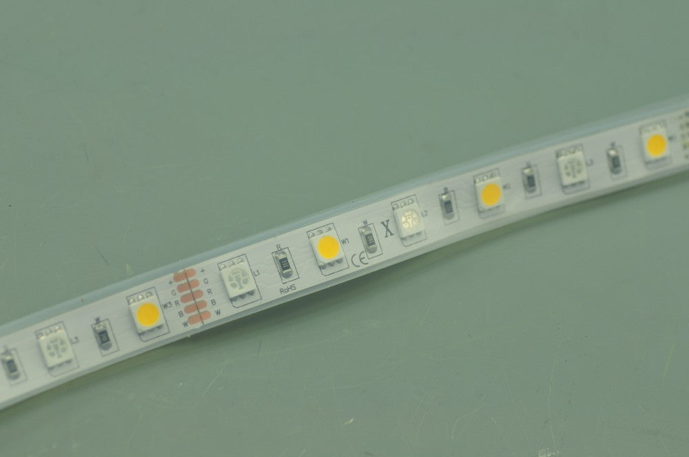 RGB White LED Strip light IP68 5050SMD Color change with white color  5meter(16.4ft) 300LEDs