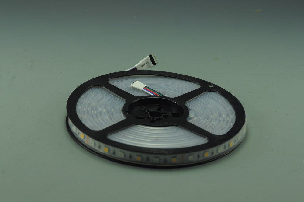 RGB White LED Strip light IP68 5050SMD Color change with white color  5meter(16.4ft) 300LEDs