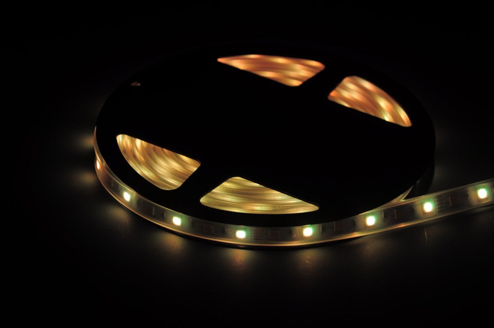 RGB White LED Strip light IP68 5050SMD Color change with white color  5meter(16.4ft) 300LEDs