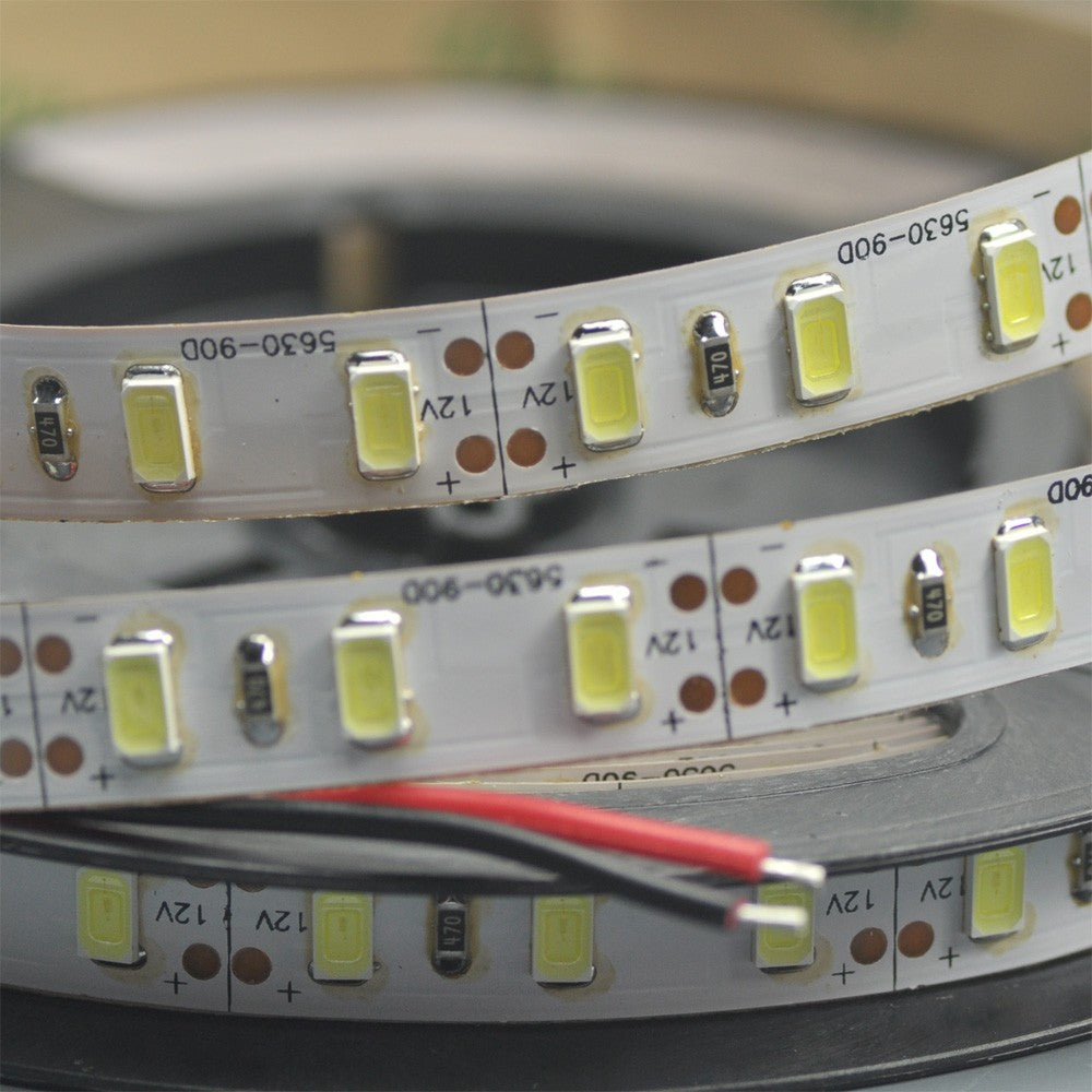 Free Cutting 1meter-5meter Super Bright 5630 SMD Single Color Flexible Light Strip 5m (16.4ft ) 450LEDs