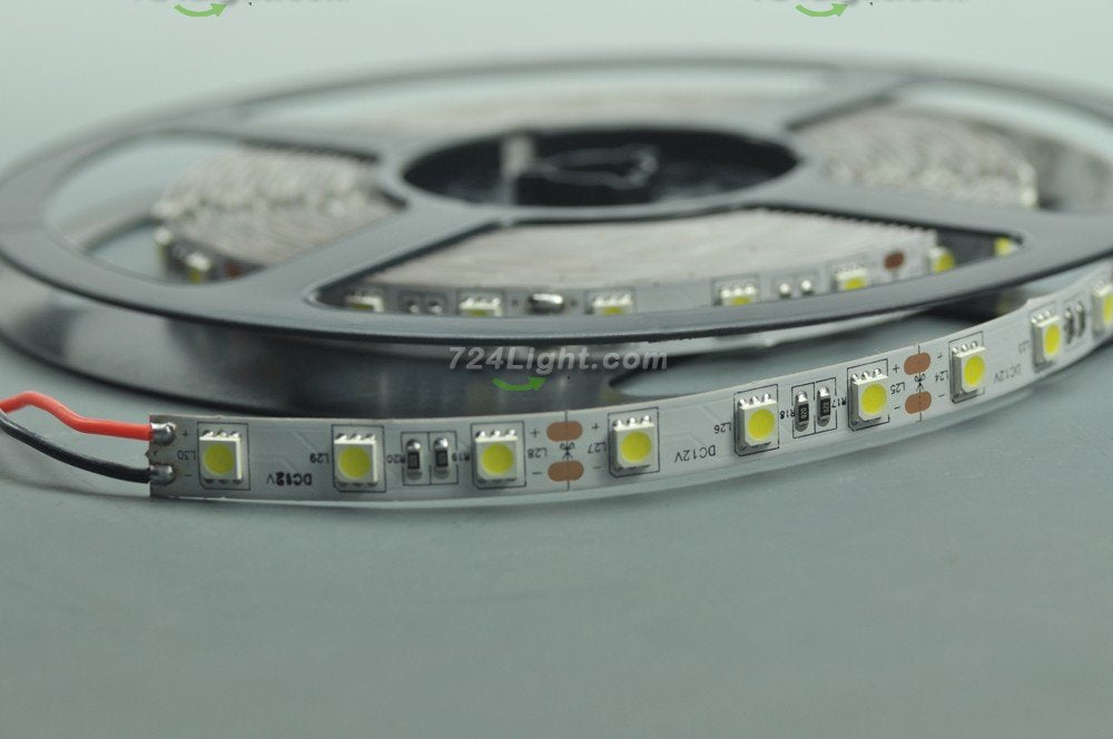 Free Cutting 1meter-5meter Brightest LED Strip Light SMD5050 Flexible 12V Strip Light 5 meter(16.4ft) 300LEDs