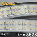 Waterproof IP67 LED Strip Light SMD3528 Flexible 12V Strip Light 5 meter(16.4ft) 1200LEDs