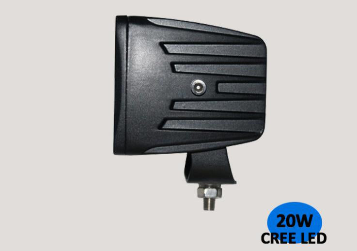 20W LED Work Light  6500K LED Light Bar IP68 CREE LED 1440 Lumens Spot Flood Off Road Driving Light