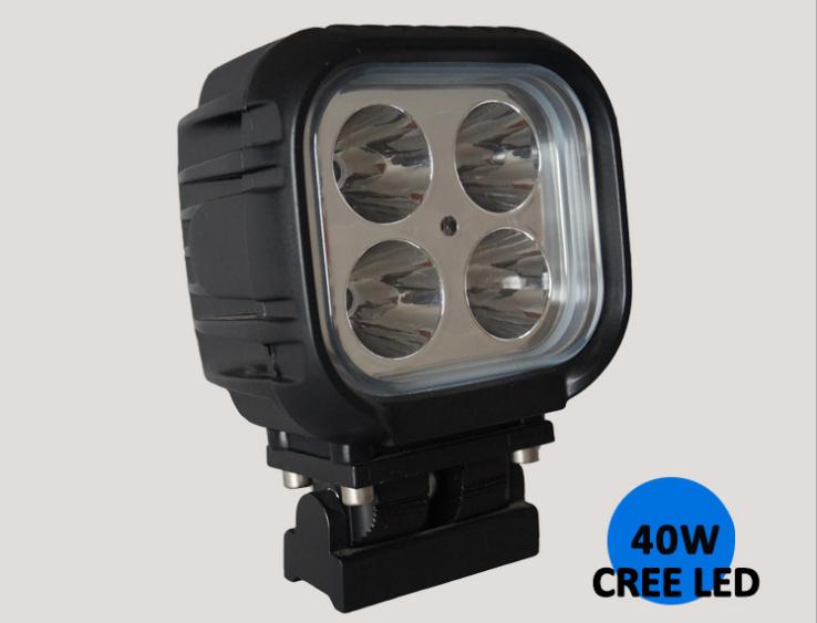 40W LED Work Light  6500K LED Light Bar IP68 2800 Lumens CREE LED Spot Flood Off Road Driving Light