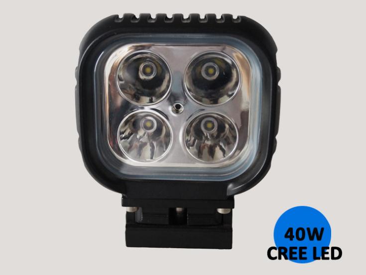 40W LED Work Light  6500K LED Light Bar IP68 2800 Lumens CREE LED Spot Flood Off Road Driving Light