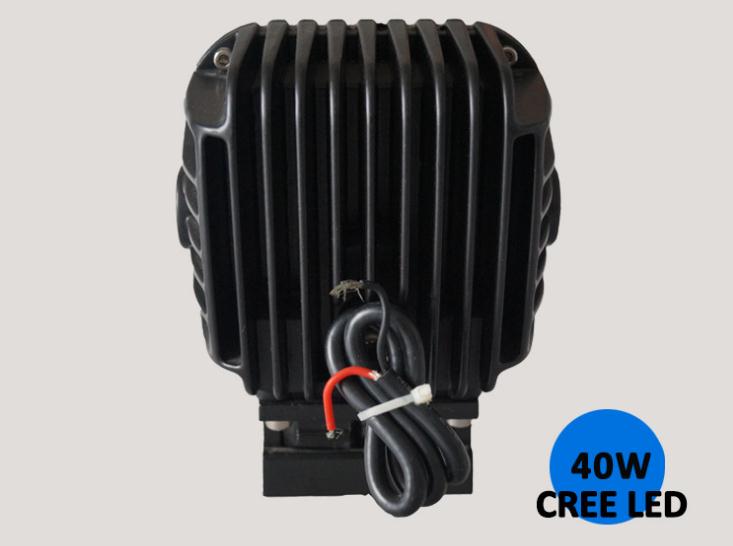 40W LED Work Light  6500K LED Light Bar IP68 2800 Lumens CREE LED Spot Flood Off Road Driving Light