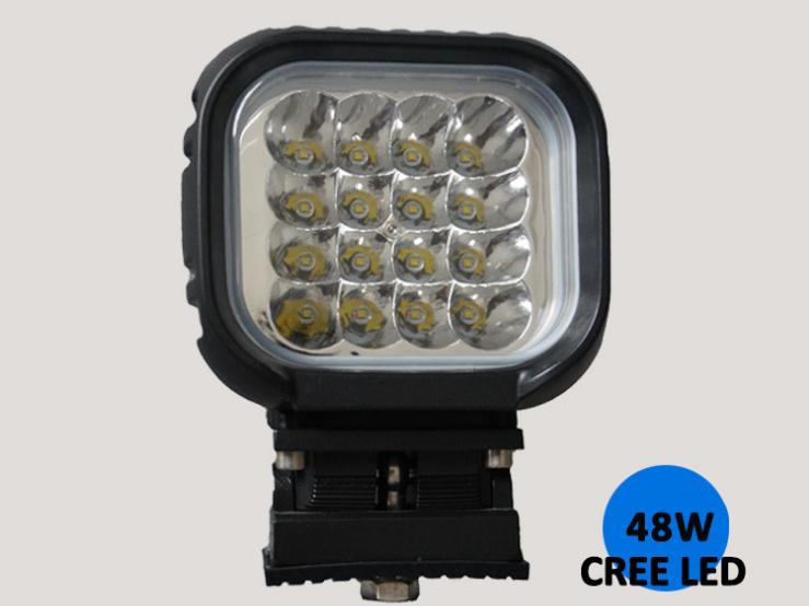 48W LED Work Light  6500K LED Light Bar IP68 3450 Lumens CREE LED Spot Beam Off Road Driving Light