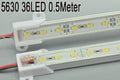 12V 0.5Meter  12V SMD5630 Waterproof Strip light 19.65inch 5630 Rigid LED Strips Bar Aluminium Profile 0.5meter  Rigid Strip Light